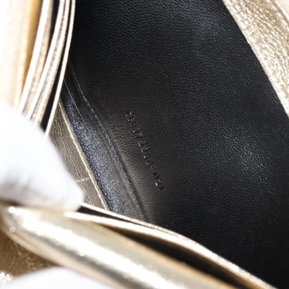 Authentic SAINT LAURENT Leather Gold Tone Wallet bst339-121825 - Picture 13 of 16